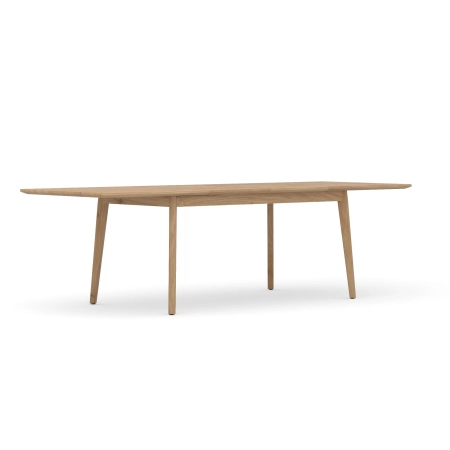 Stół rozkładany z litego drewna 160–260 × 90 × 75 cm